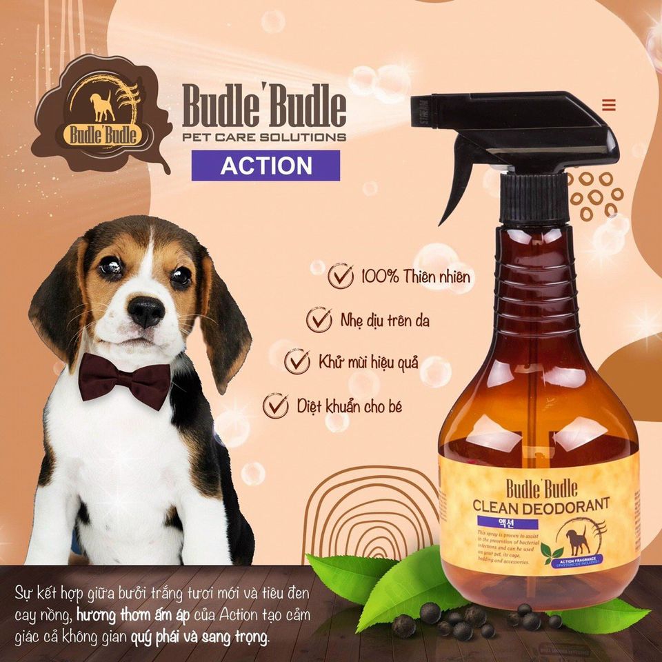Xịt khử mùi kháng khuẩn cho chó