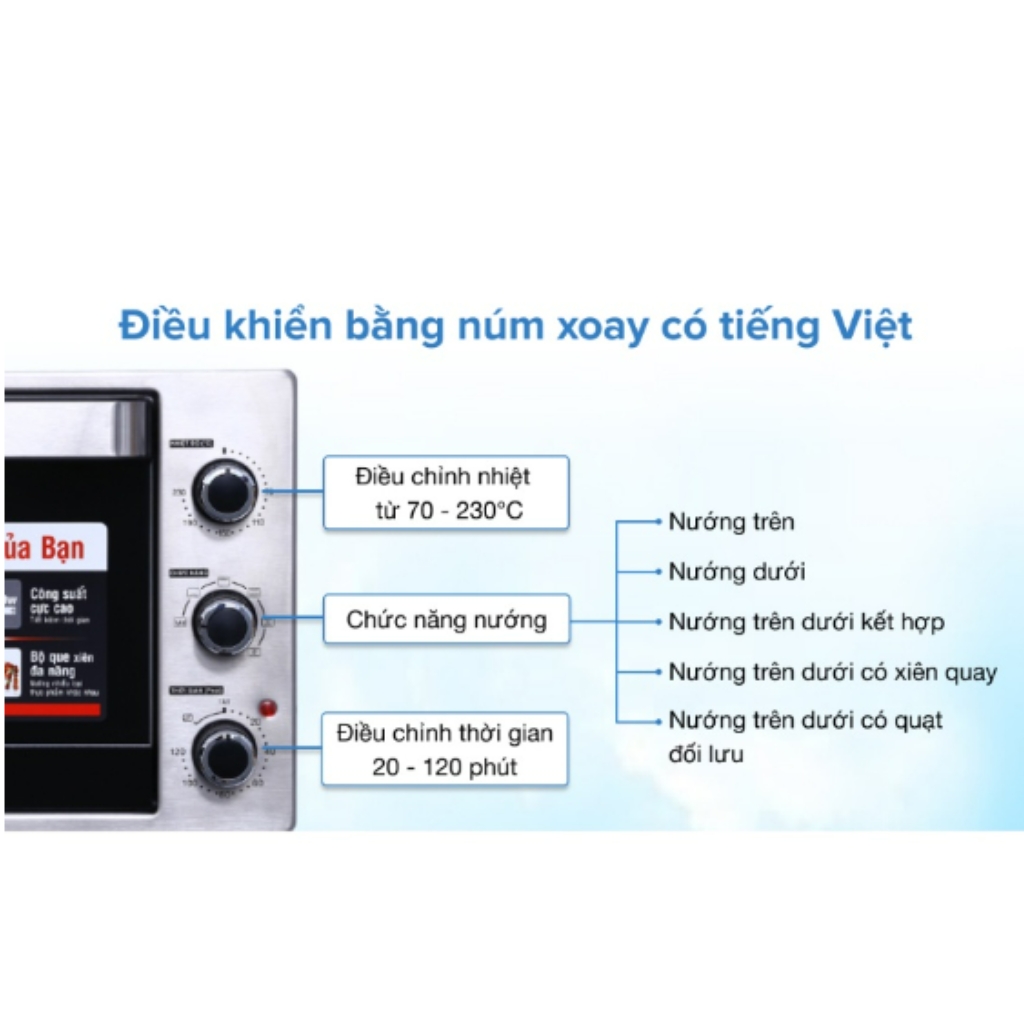 Lò nướng Sharp EO-A323RCSV-ST(32L)-Hàng Chính Hãng