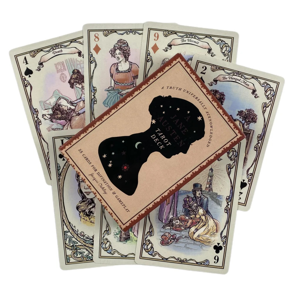 Bộ bài Tarot A JANE AUSTEN TAROT DECK bói bài tarot oracle [MUA 2 BỘ BẤT KÌ TẶNG ĐÁ THANH TẨY]