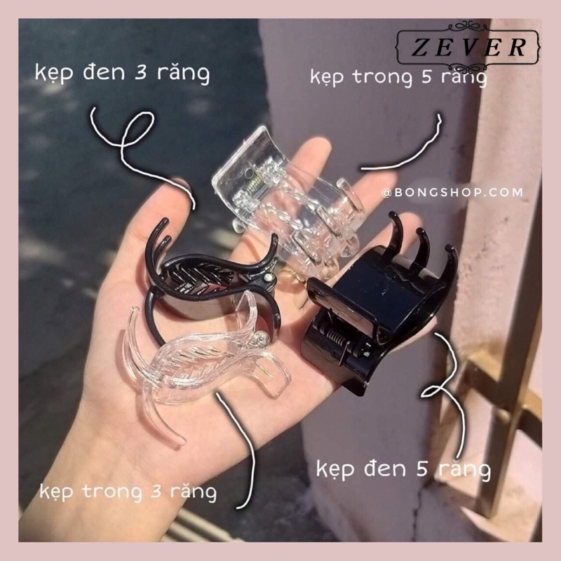 【ZEVER】Kẹp tóc đơn giản phụ kiện tóc thời trang cao cấp phong cách Hàn Quốc