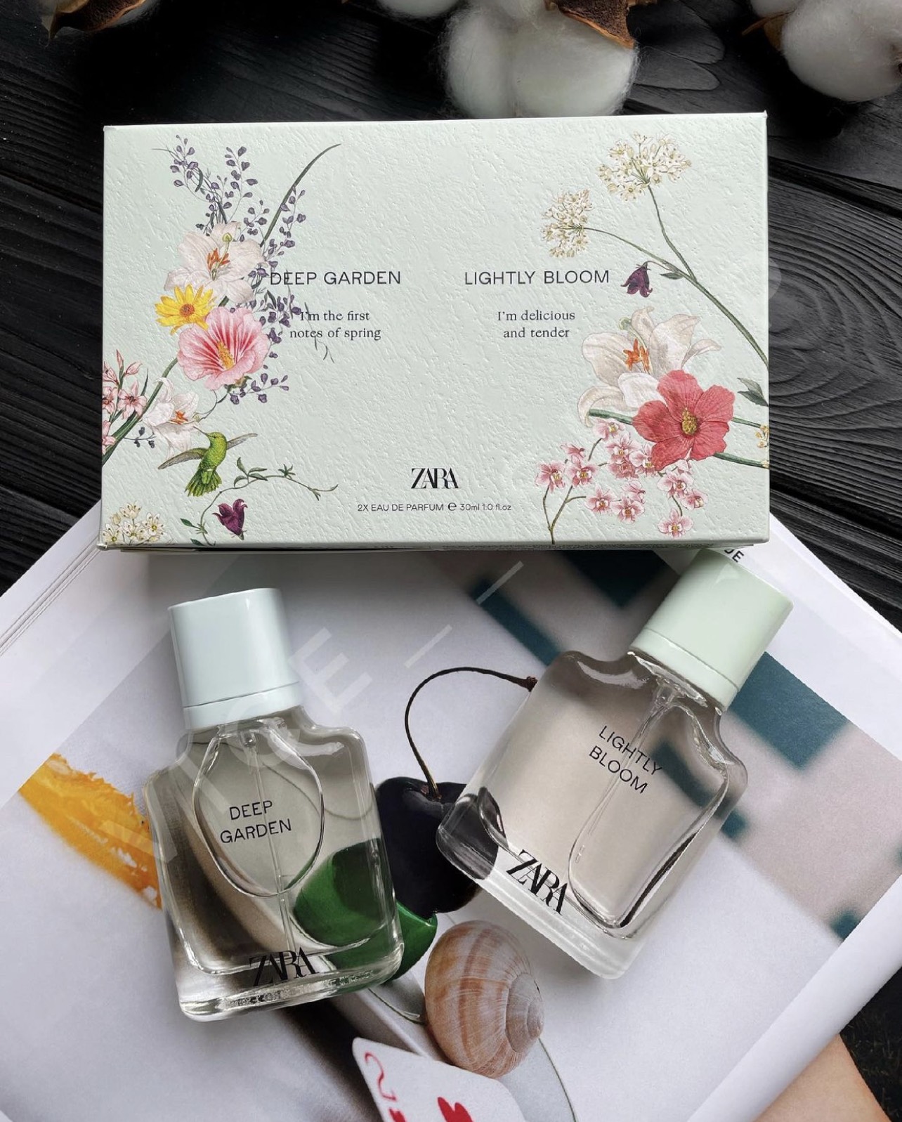 Set Nước Hoa Nữ Lightly Bloom +  Deep Garden EDP 30ml