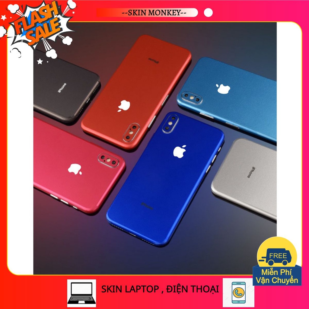 Miếng dán skin iphone X , XR , Xs max full viền