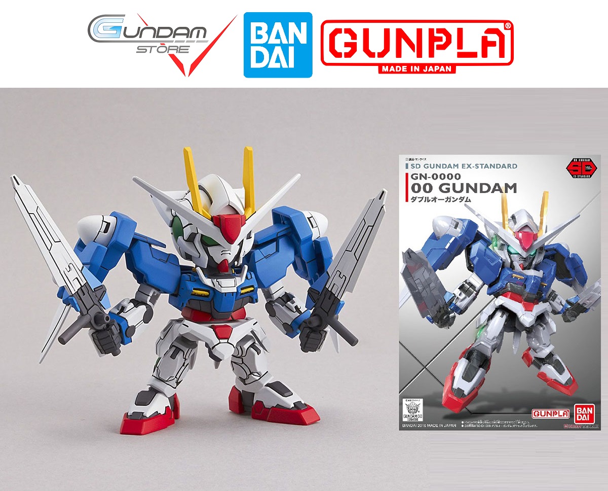 Mô Hình SD 00 Gundam EX Standard Bandai Super Deform Đồ Chơi Lắp Ráp Anime Nhật