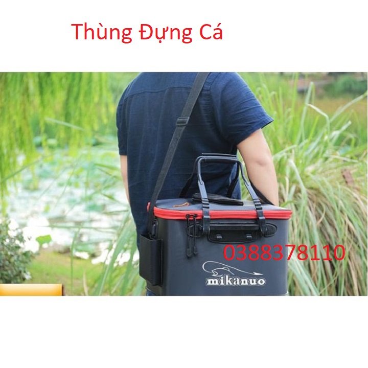 Thùng Đựng Cá Đi Câu Đa Năng Gấp Gọn