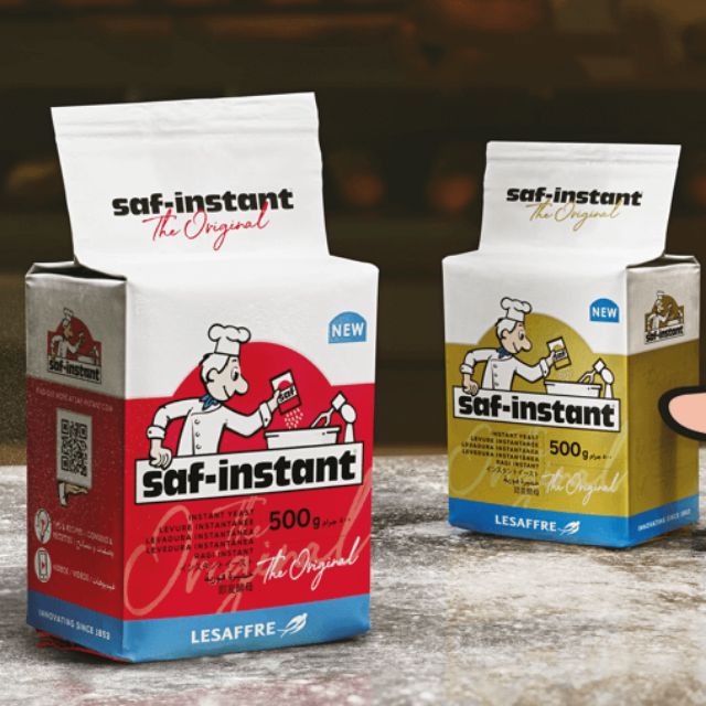 Men nở khô saf- instant pháp 500gram saf-instant® đỏ/ đầu bếp lạt +saf-instant® vàng/ đầu bếp ngọt