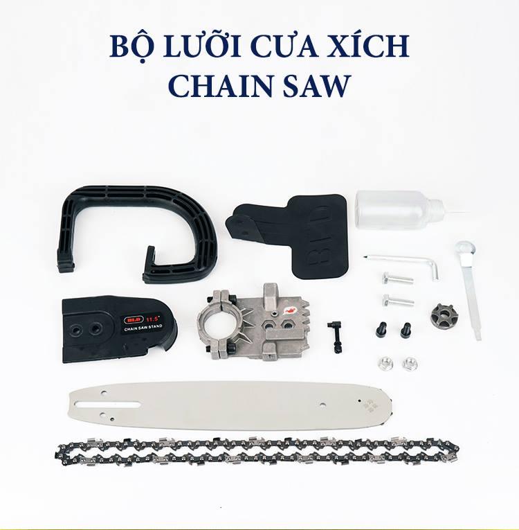 Combo Bộ máy mài pin lam xích KEN 118Vf