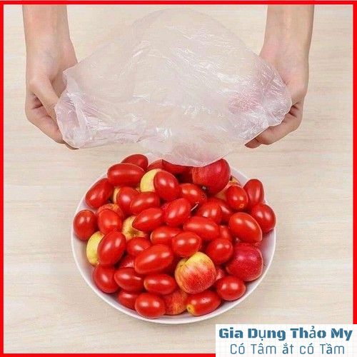 [Đồng Giá 49K ]Màng bọc thực phẩm, hoa quả (Túi 100 chiếc) - 2 Túi