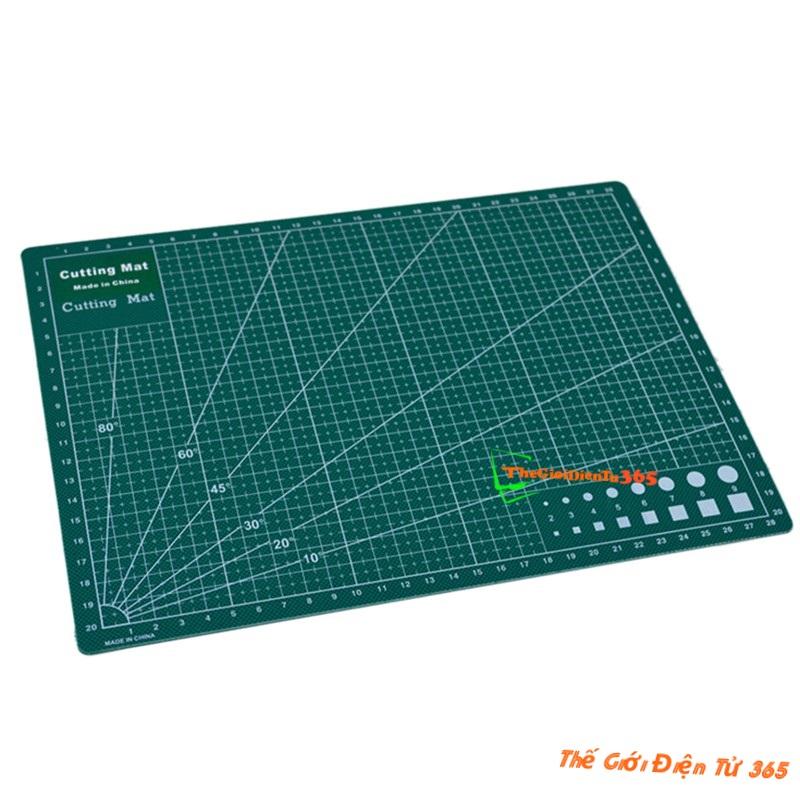 TẤM LÓT CẮT KỸ THUẬT CUTTING MAT KHỔ A3 HAI MẶT BLUE