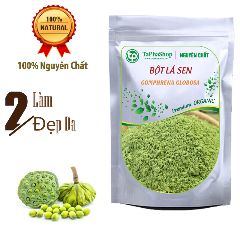 Bột Lá Sen 100g - Thảo Dược Tấn Phát