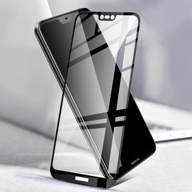 Cường lực full màn Nokia 6.1 Plus / Nokia X6 (Đen)
