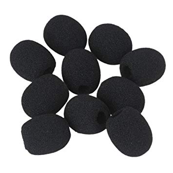 2 cái bông lọc micro đeo tai, cài áo