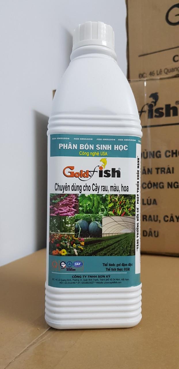 Phân bón Sinh học Goldfish danh cho cây rau, hoa kiểng