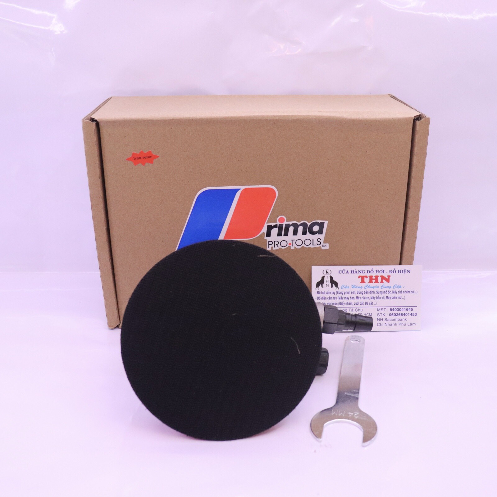 Máy Chà Nhám Gỗ,Chà Xe Máy,Xe Oto Prima (Loại 1 ) Đế 1T2 -125MM