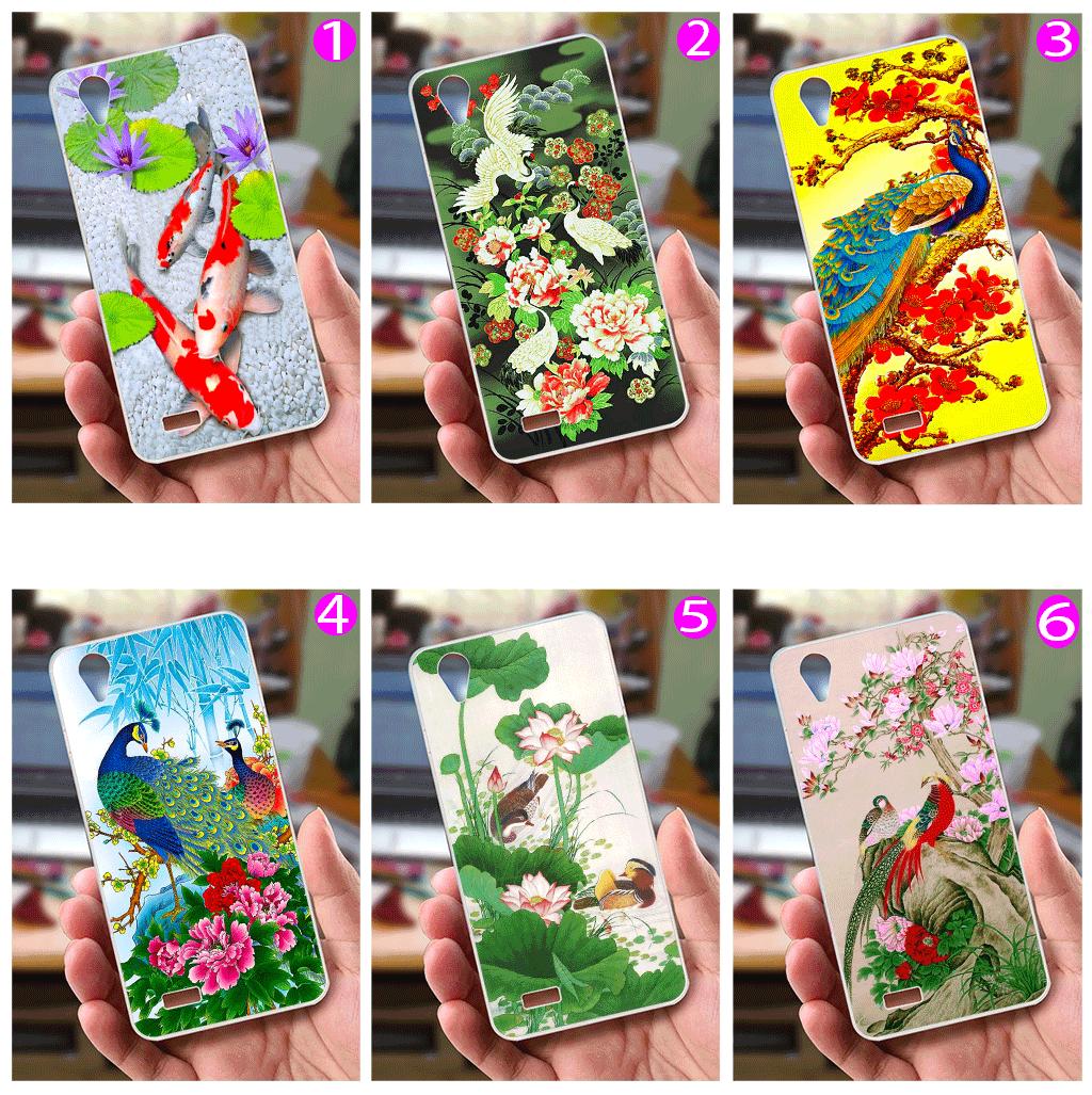 Ốp lưng Vivo Y31 (dẻo viền trắng trong) - Chim Công 02