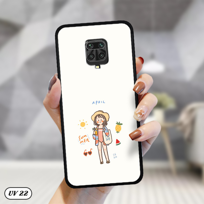 Ốp Xiaomi Redmi Note 9 Pro lưng nhám -ngộ nghĩnh