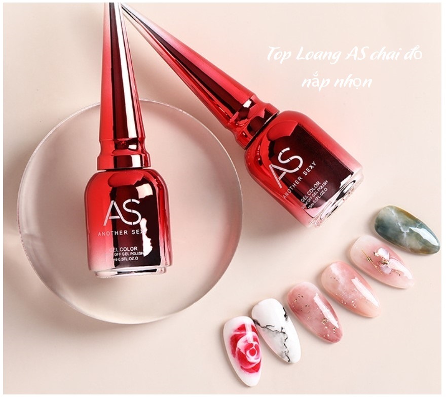 Top loang as chai đỏ 15ml chính hãng
