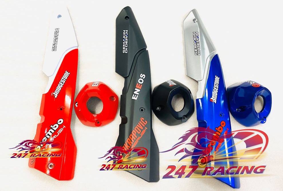 Ốp pô xe máy EXCITER 155 VVA trang trí siêu đẹp nhiều màu