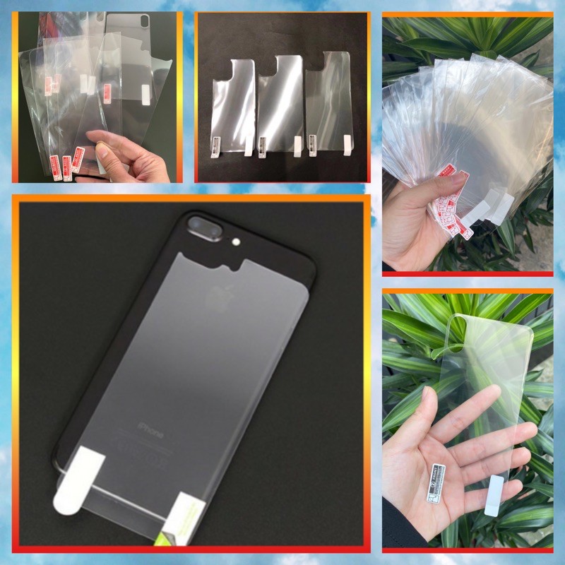 Miếng dán PET dẻo Mặt Sau điện thoại Trong Suốt Dành Cho 6G/7G/8G/6P/7P/8P/X/XS/XSMAX-PHỤ KIỆN TOÀN CẦU