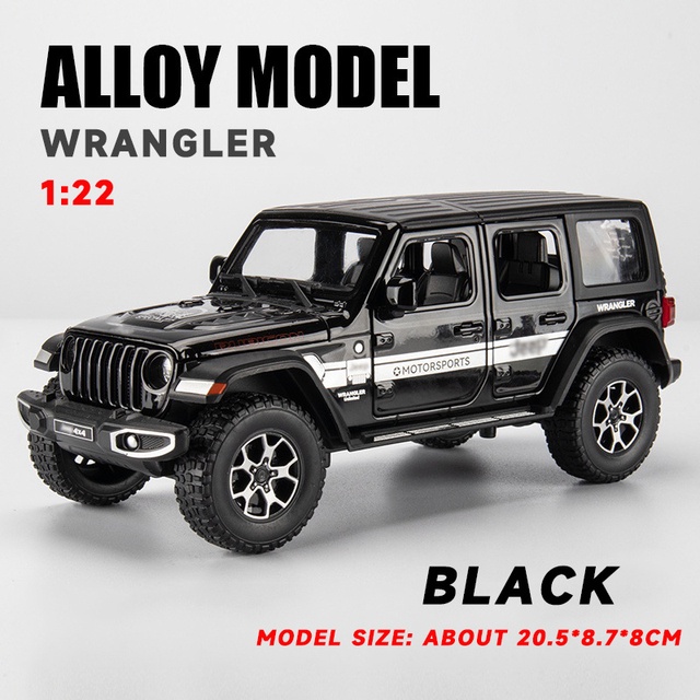 Mô hình xe Jeep Wrangler Rubicon 4x4 1:24 MiniAuto 