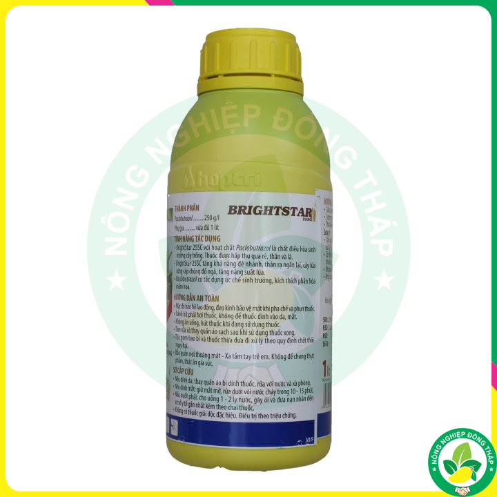 BRIGHSTAR 25SC-Paclobutrazol chai 1 lít