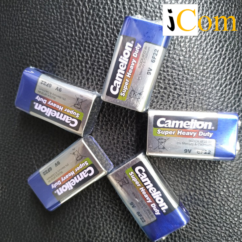 Hộp 12 Viên Pin 9V Camelion chính hãng