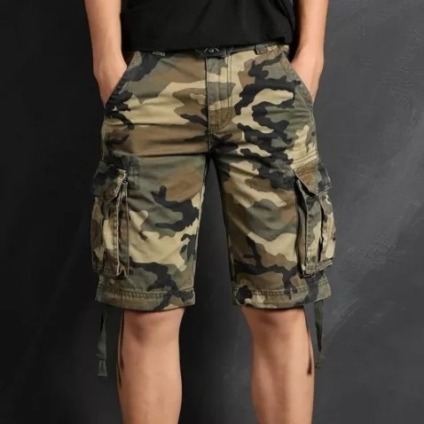 Quần short túi hộp nam rằn ri lính Army ARM-863B
