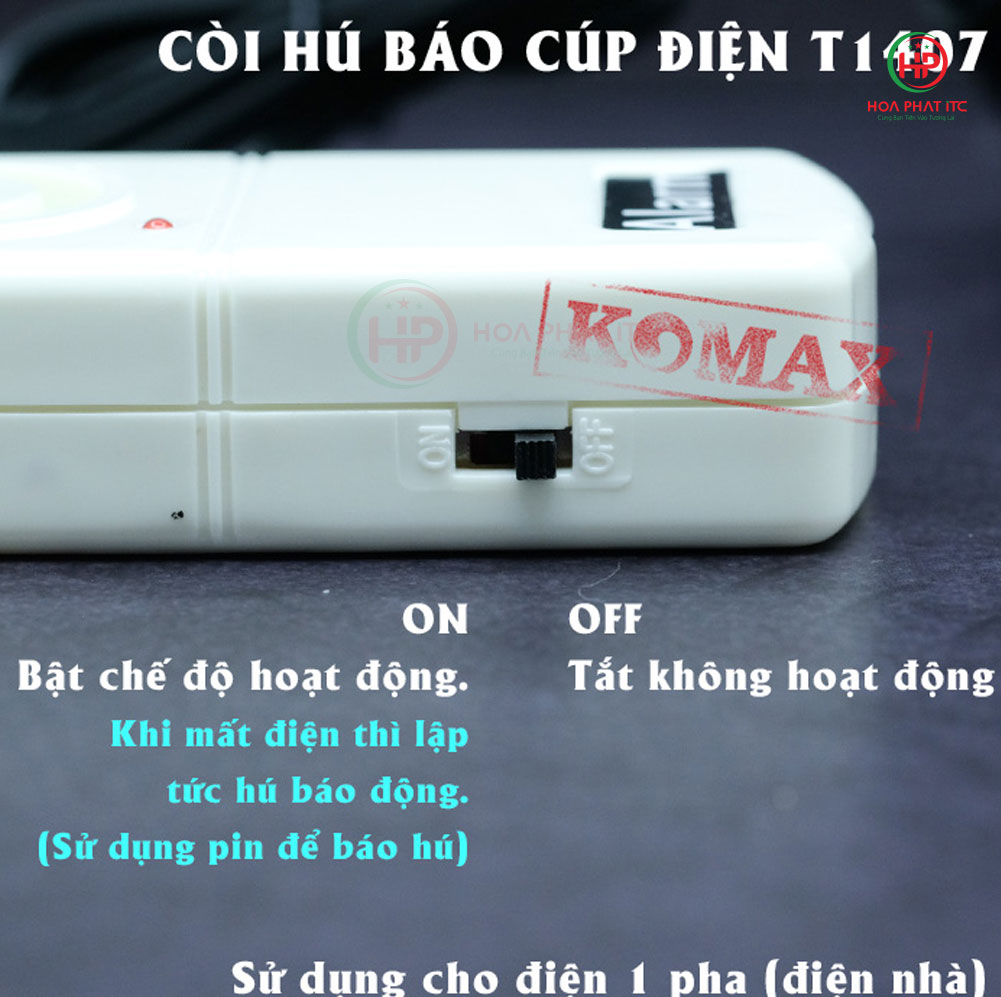 Thiết bị báo mất điện 1 pha T1407