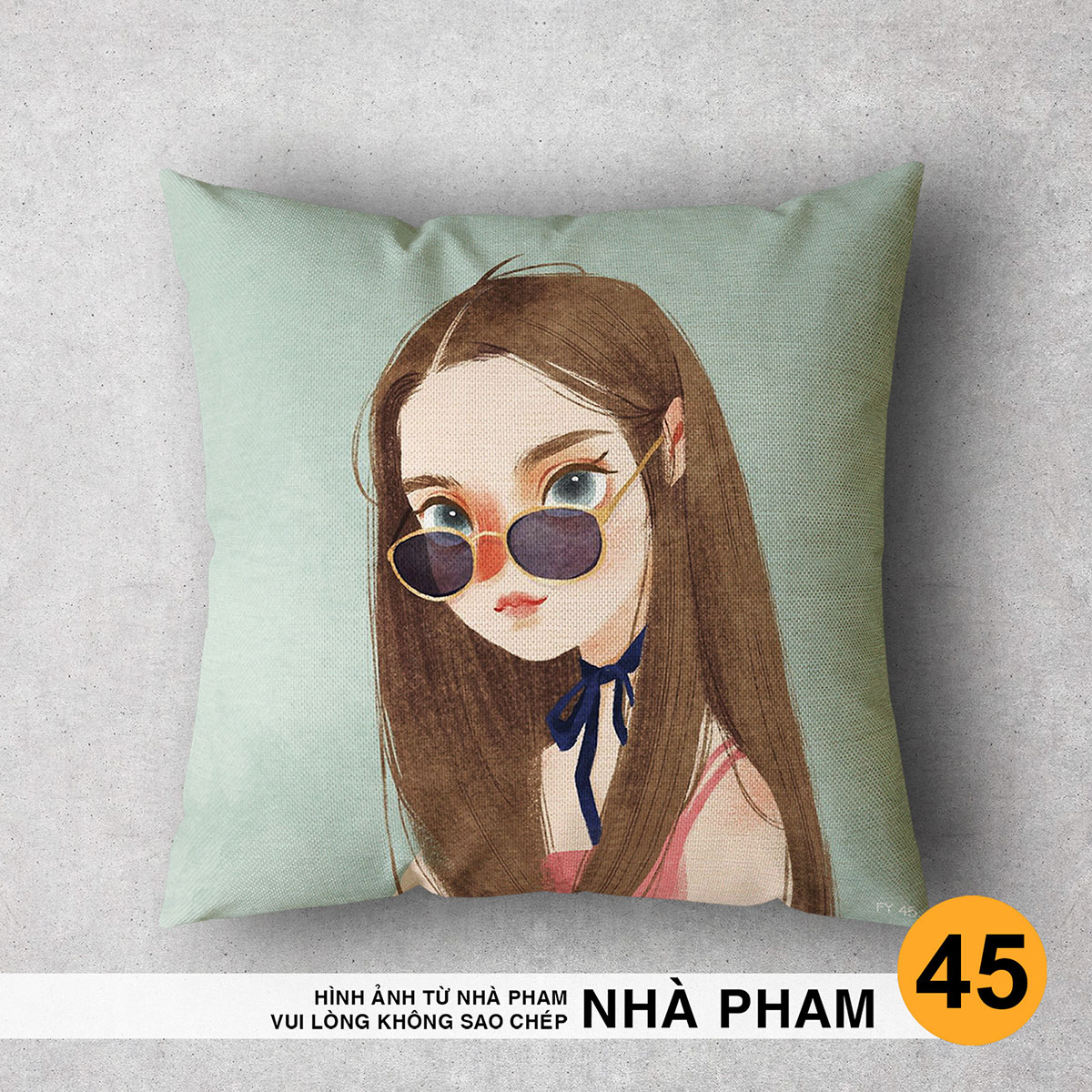Vỏ Gối Sofa Trang Trí FOREVER YOUNG (No41-No60) (45x45cm)