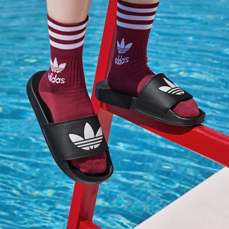 [Chính hãng] Dép Adidas Adilette Lite trắng đen