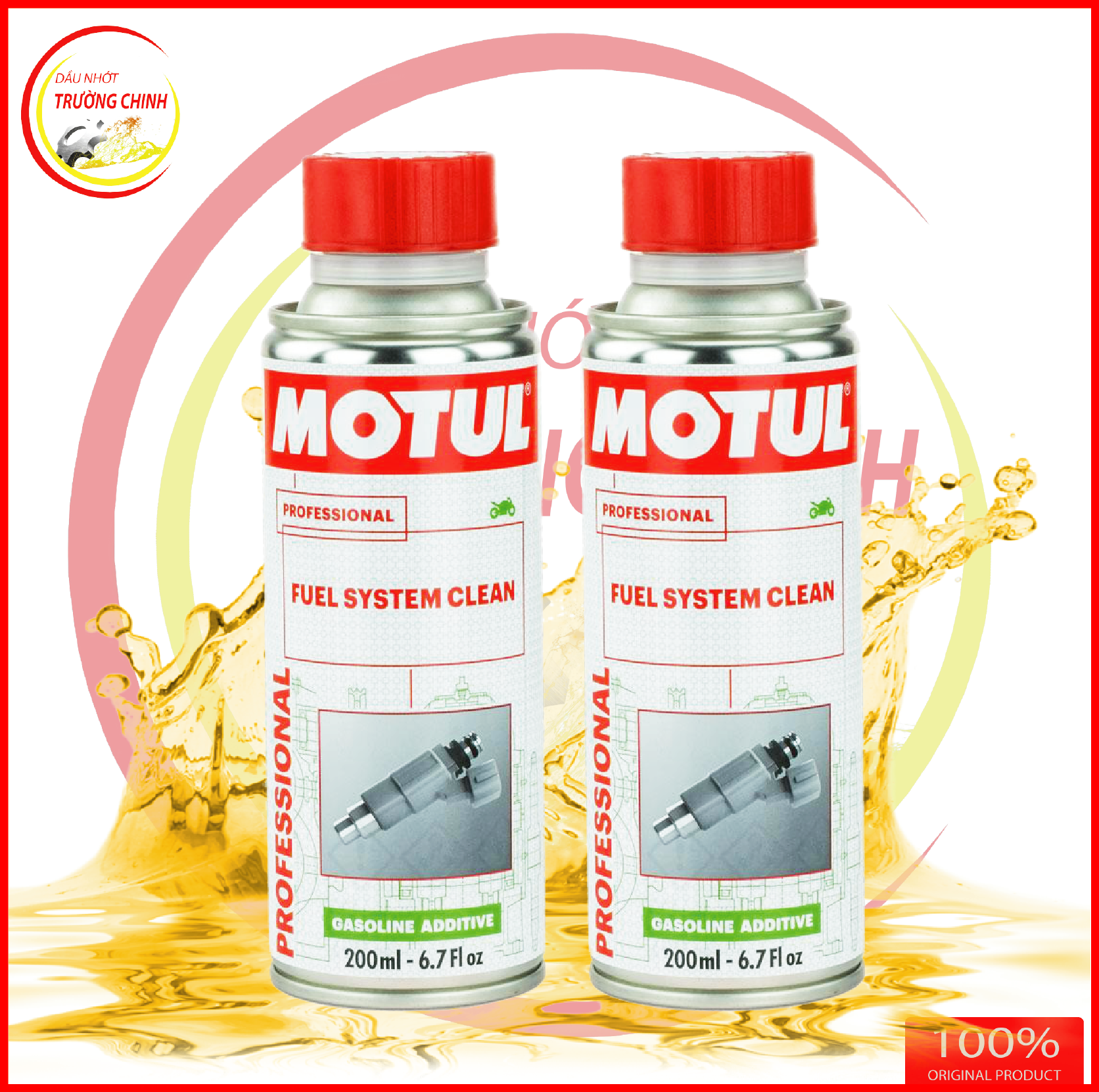 Dung dịch Vệ sinh động cơ Motul Engine Clean Moto 200ML