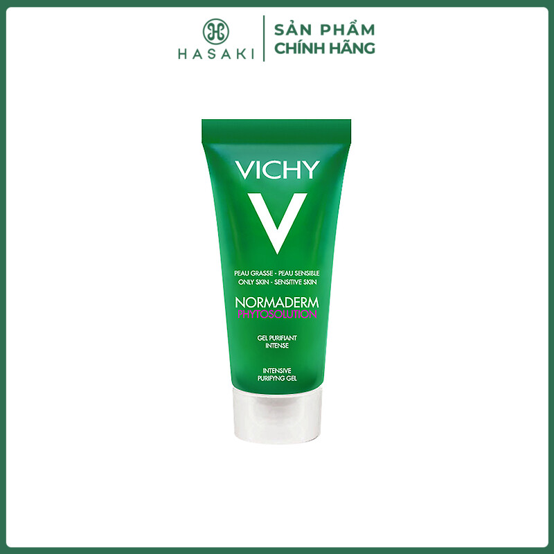 Sữa Rửa Mặt Dạng Gel Làm Sạch Sâu Cho Da Nhờn, Mụn Vichy Normaderm Phytosolution Gel