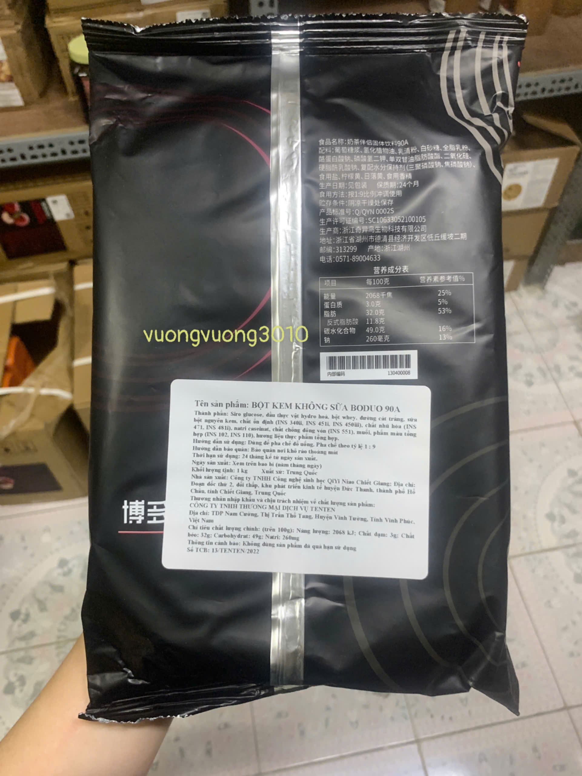 Bột sữa Boduo 90A gói 1kg