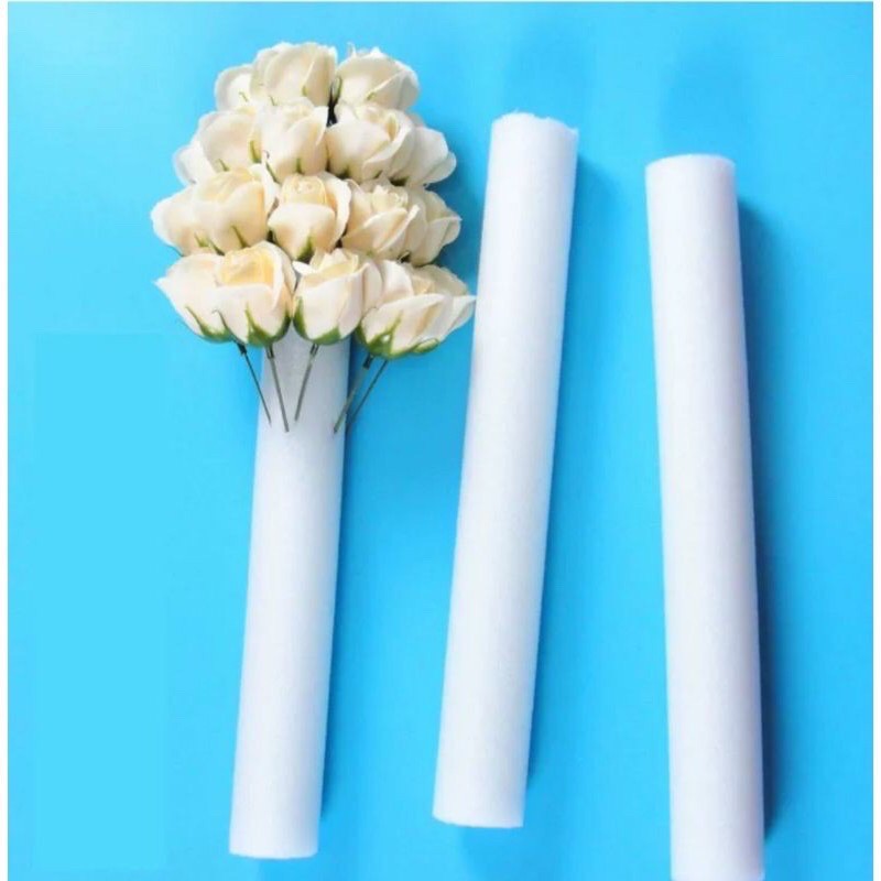 Sỉ cây xốp cắm hoa dk 4cm, dài 1m
