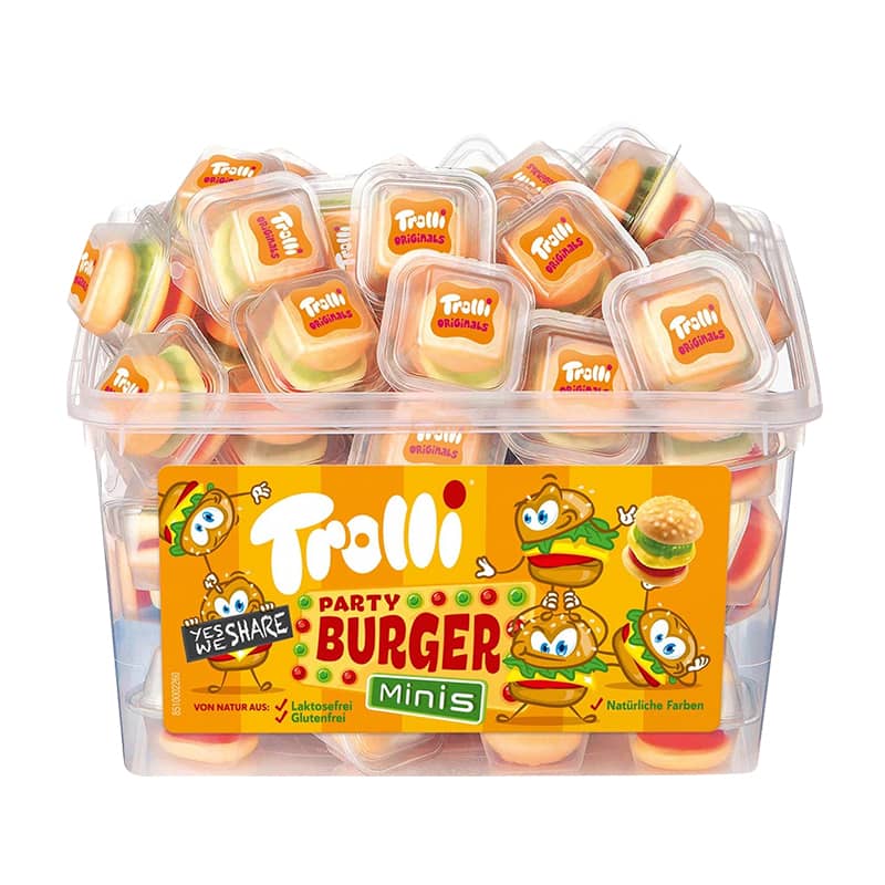 KẸO DẼO TROLLI BURGER HỘP 60 VIÊN