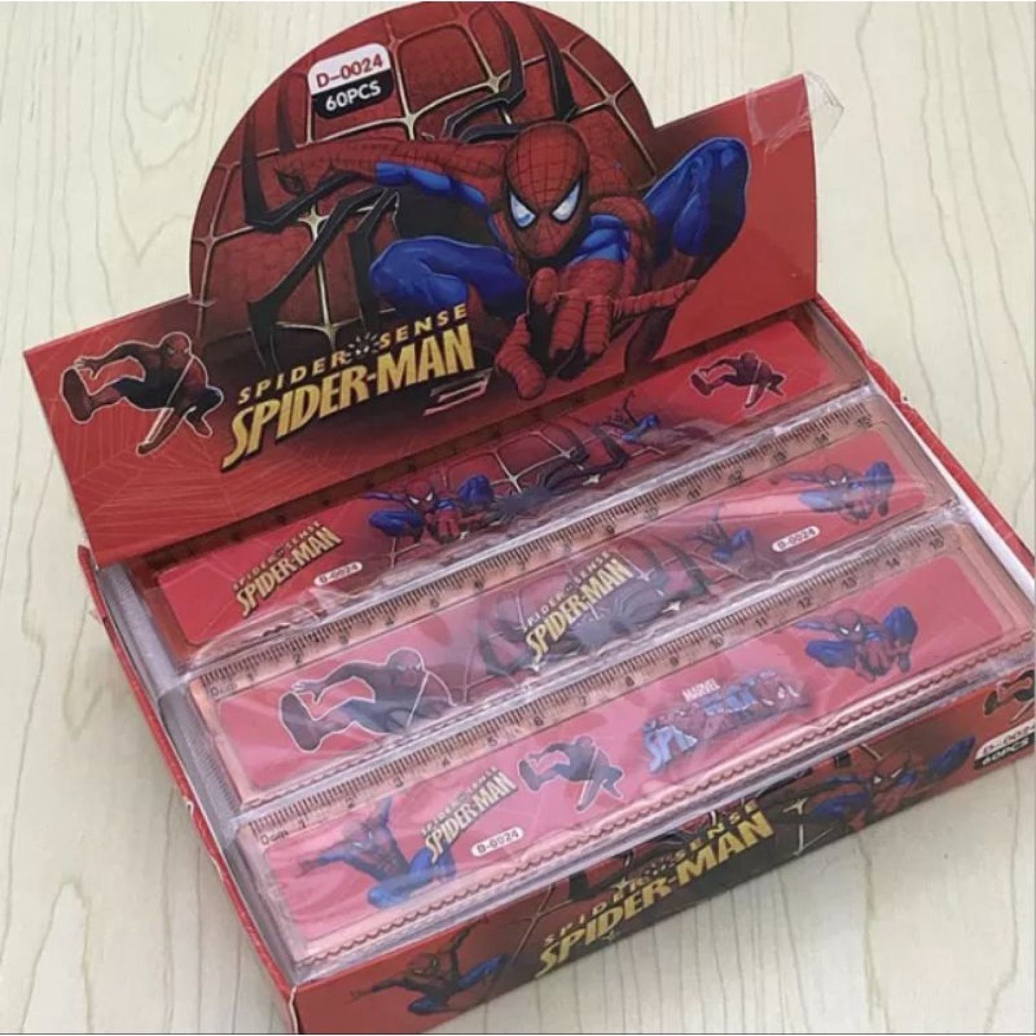 Thước nhựa 15cm hình cartoons (thước cứng)