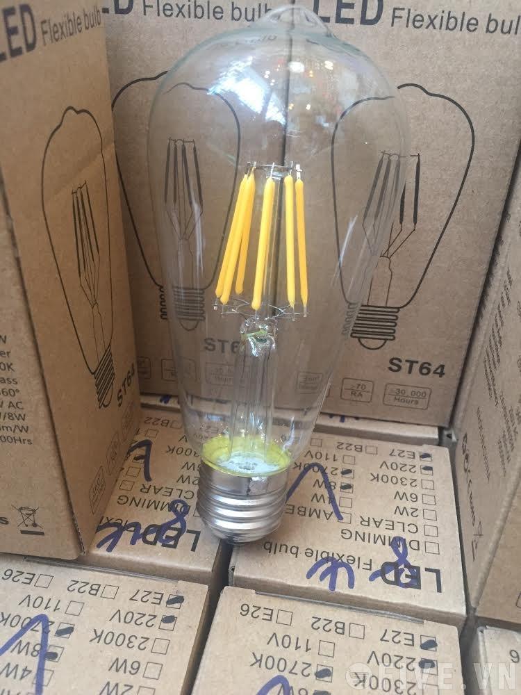 Đèn led Edison ST64 4w giả sợi tóc