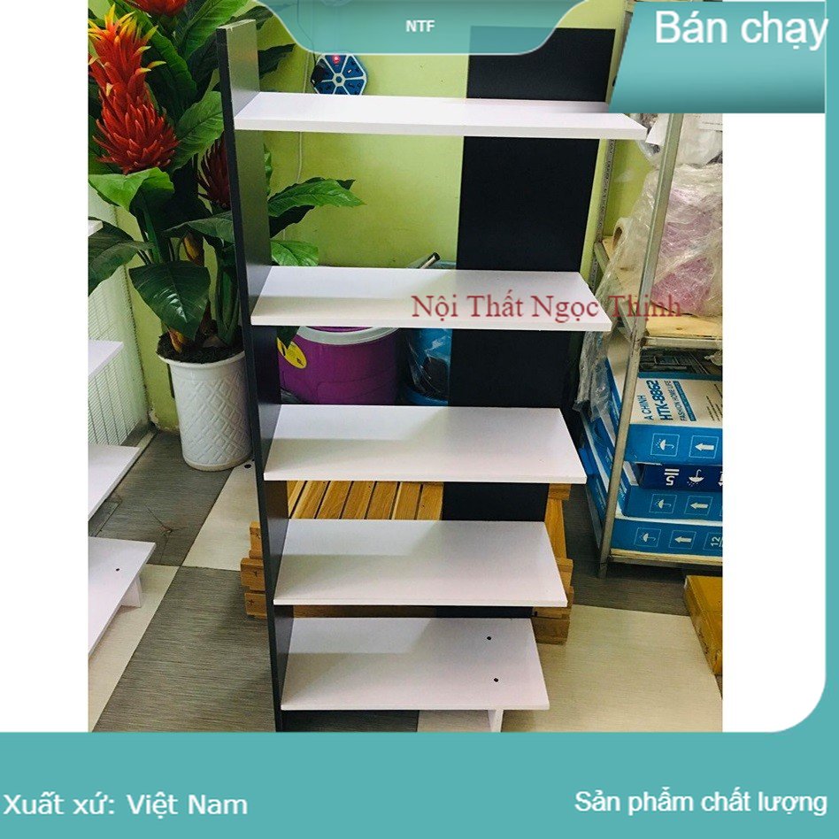 Kệ sách gỗ 5 tầng đa năng siêu rẻ