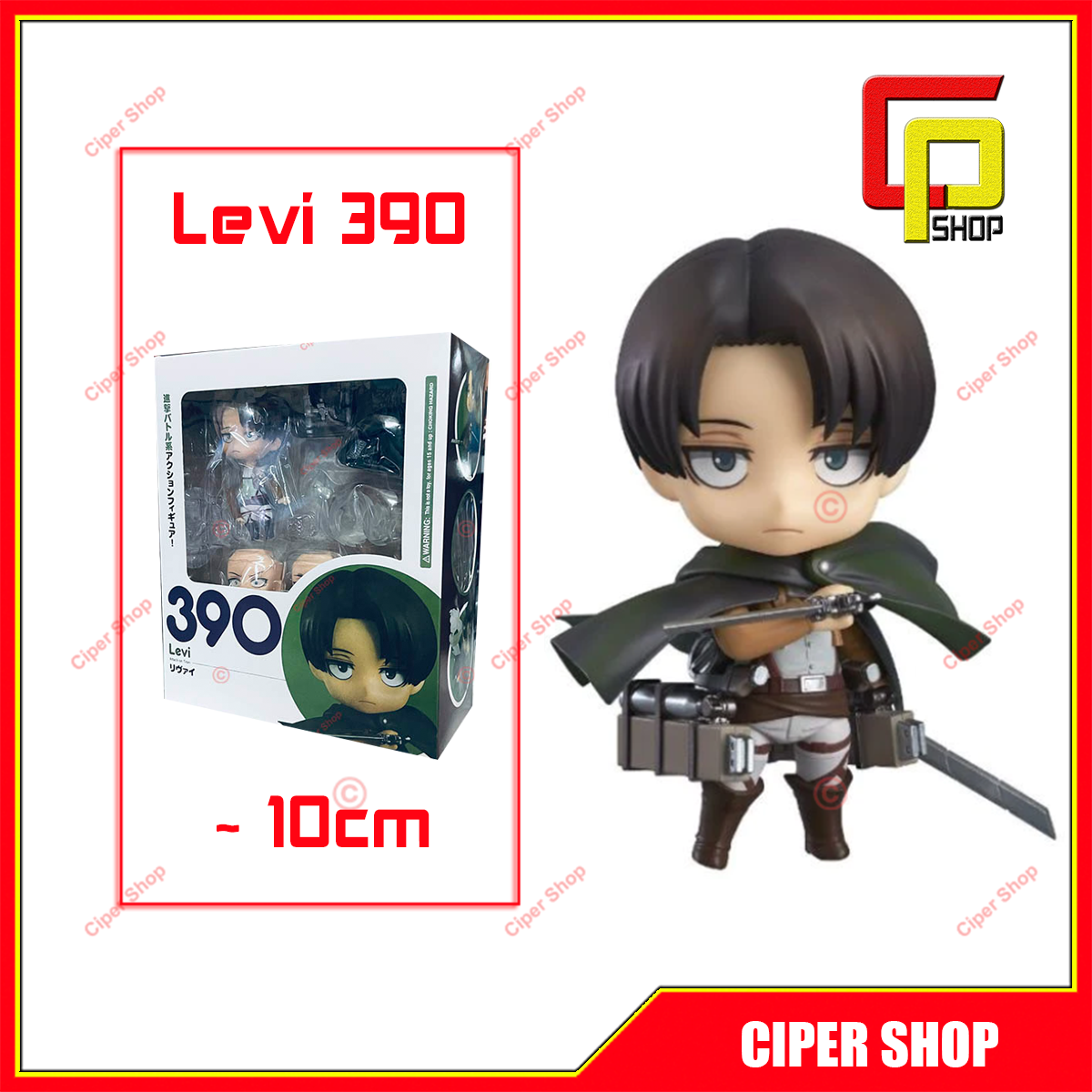Model Nendoroid 390 - Nendoroid Attack on Titan - Levi