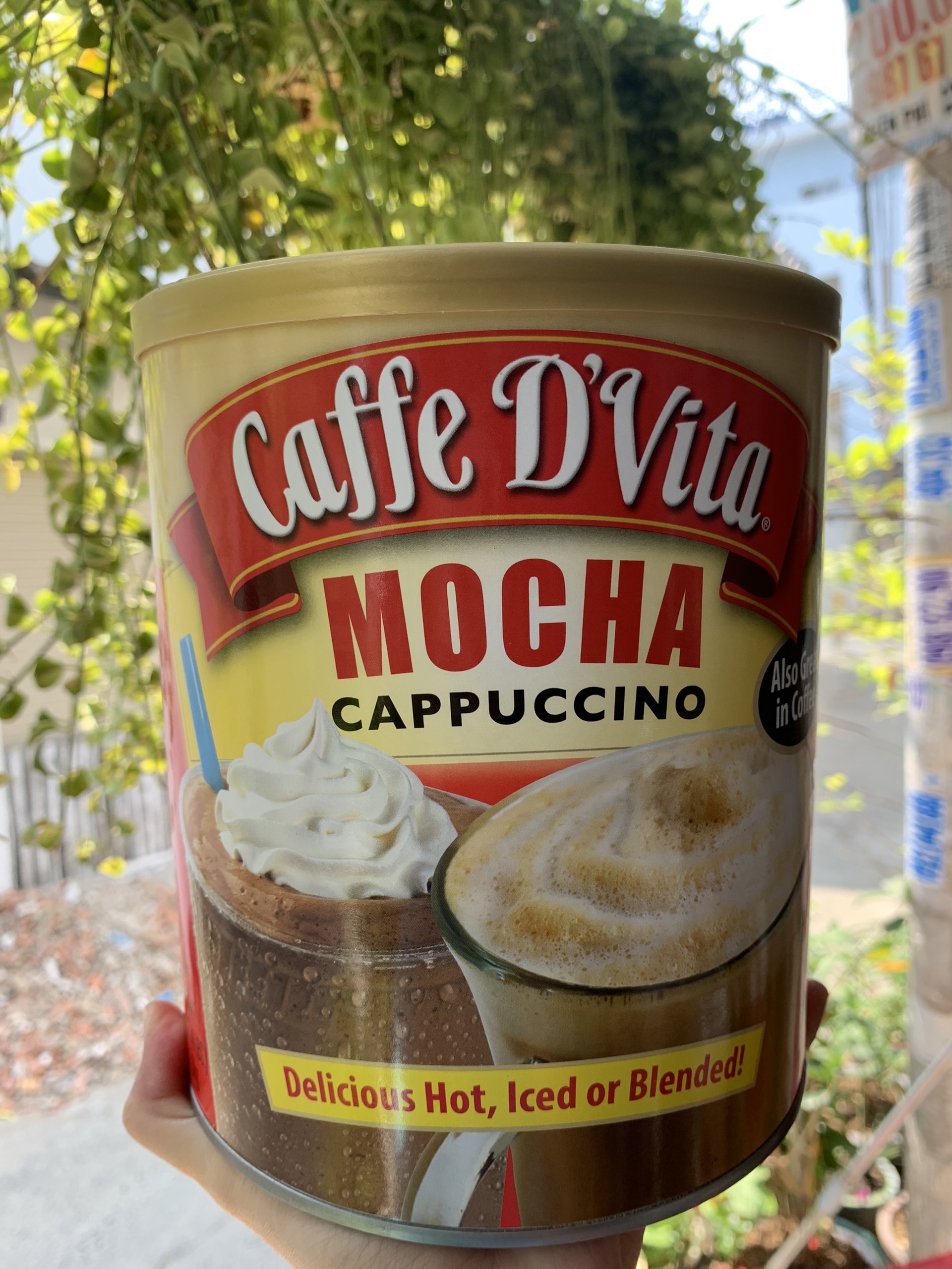 Bột cà phê hoà tan Caffee D’Vita Mocha Cappuccino 1,8kg