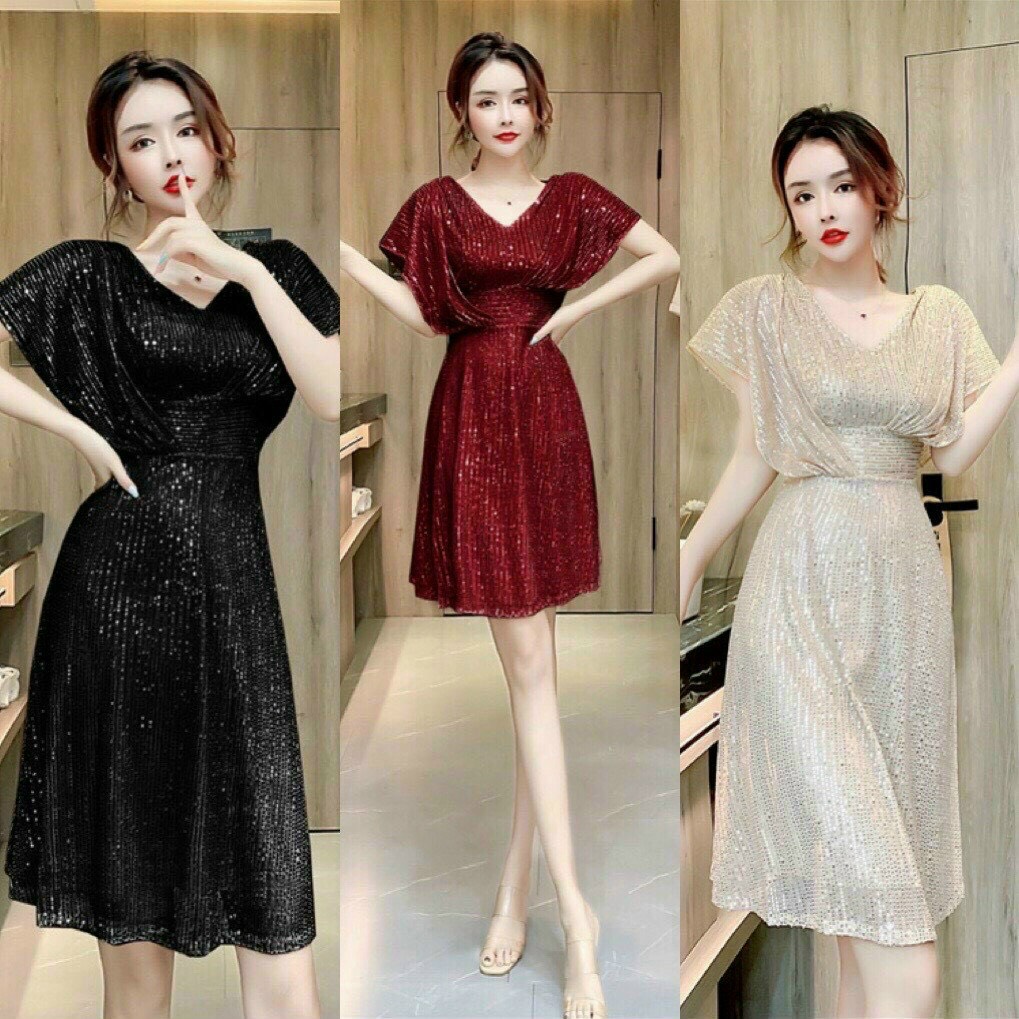 FreeshipMAX[HCM] ĐẦM XOÈ KIM SA CÁNH TIÊN CAO CẤP