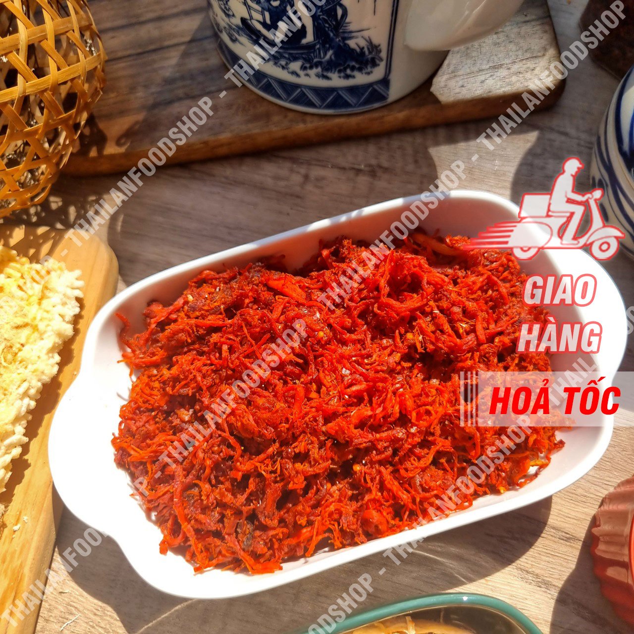 Khô Bò Sợi Vụn - Lon 300gr