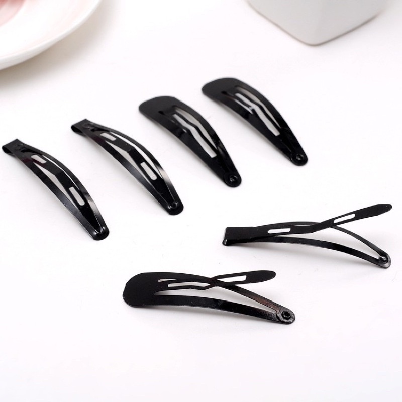 Kẹp tóc mái bật bấm dài 8cm/7cm