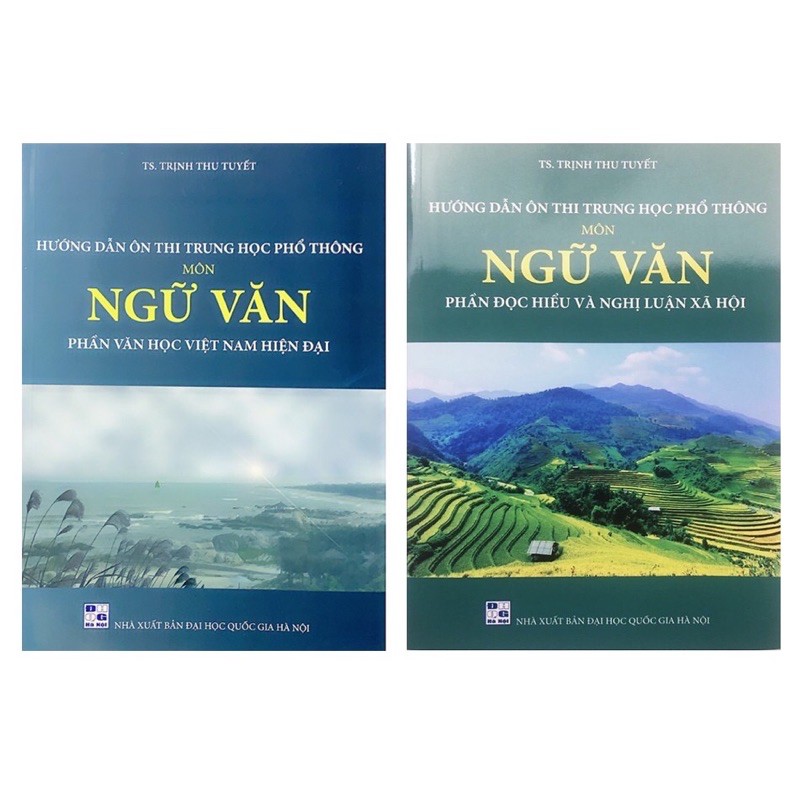 Sách -(Combo 2 cuốn) Hướng Dẫn Ôn Thi THPT Môn Ngữ Văn (Phần Văn Học Việt Nam Hiện Đại-Phần Đọc Hiểu Và Nghị Luận Xã Hội