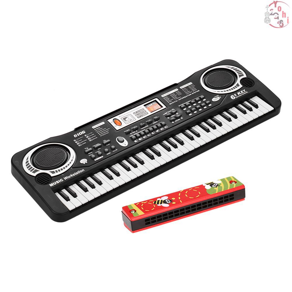 ĐÀN PIANO ĐIỆN TỬ 61 PHÍM ĐÀN PIANO CHO NGƯỜI MỚI HỌC ĐÀN - THIẾT KẾ MỚI - CHẤT LƯỢNG CAO -  phím cực nhạy, âm thanh lớn ( BẢO HÀNH 1 ĐỔI 1 ) Gala Store
