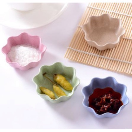 Chén Đựng Nước Chấm Gia Vị Chén Cho Bé Ăn Dặm Làm Từ Lúa Mạch