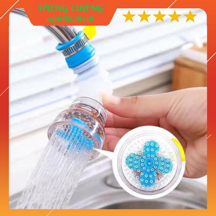 Đầu vòi lọc nước, tăng áp xoay 360 độ - Hạnh Shop