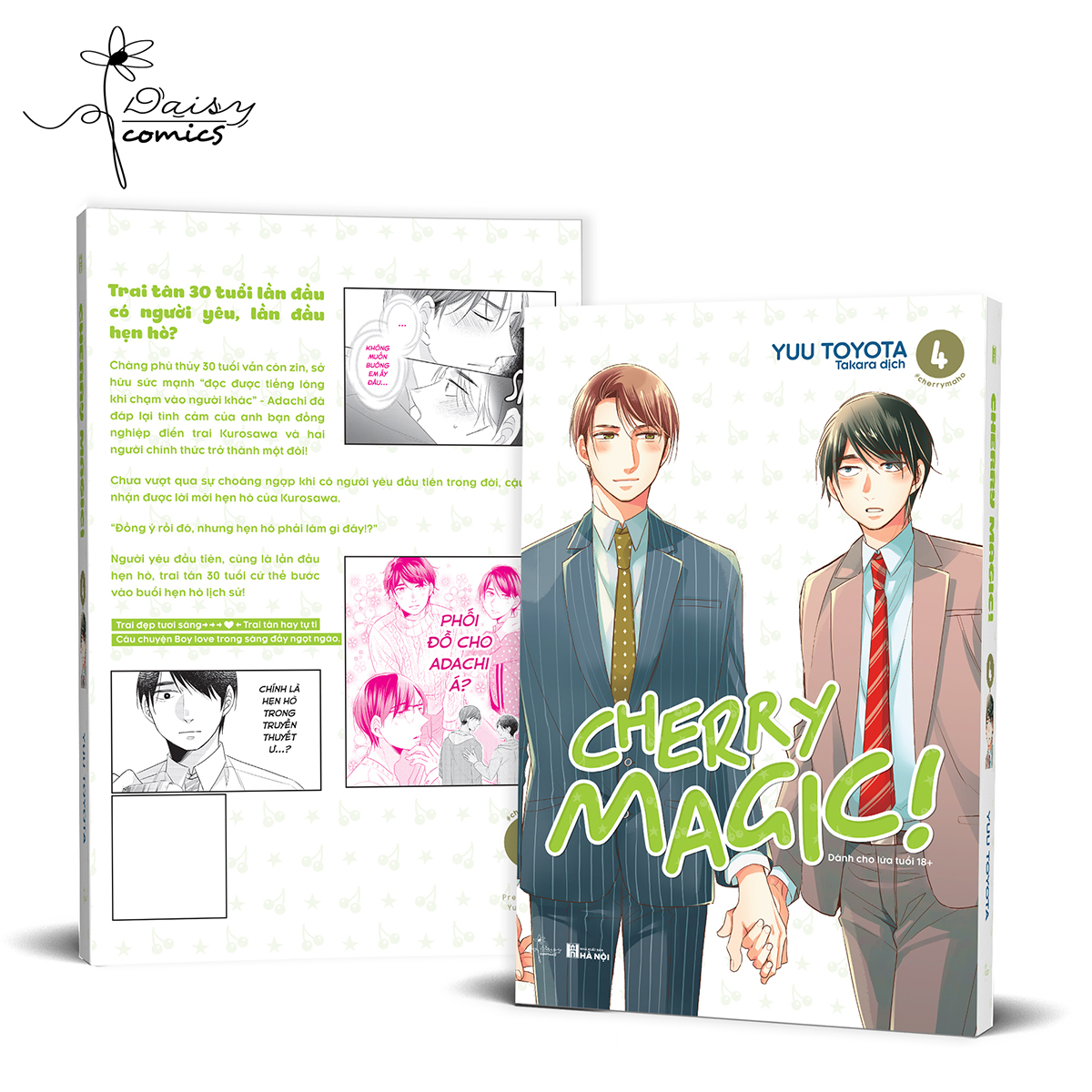 Sách Fahasa - Cherry Magic - Tập 4 - Tặng Kèm Postcard + Card SNS