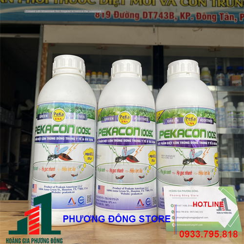 Thuốc diệt muỗi pekacon 100sc - 1 lít