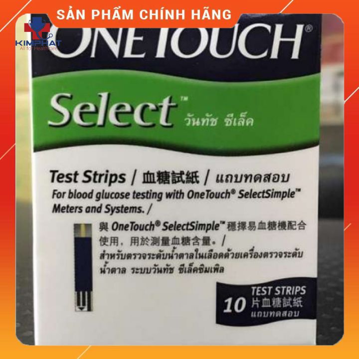 Que Thử Đường Huyết Onetouch Select [10Que]