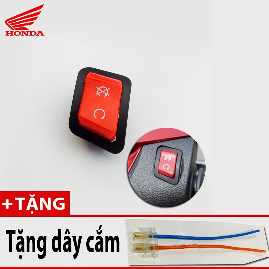 Công tắc Tắt Máy Tạm Thời idling stop cho xe Honda - Tặng kèm JACK cắm